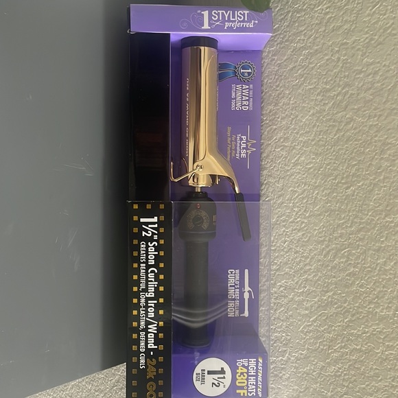Hot Tools Professional Salon Curling Iron/Wand 1-1/2" - Picture 3 of 5